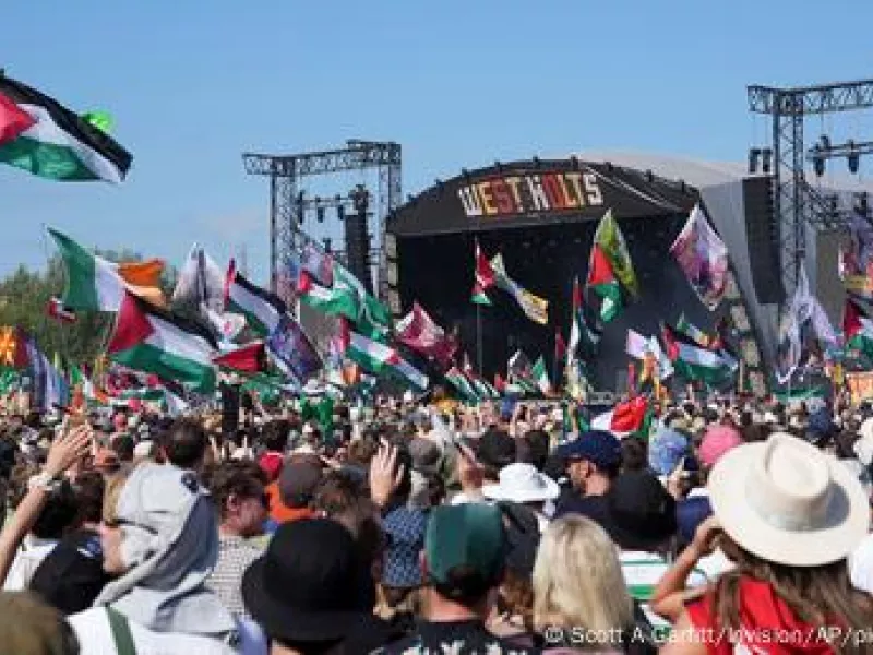 Διαμαρτυρία στο Glastonbury