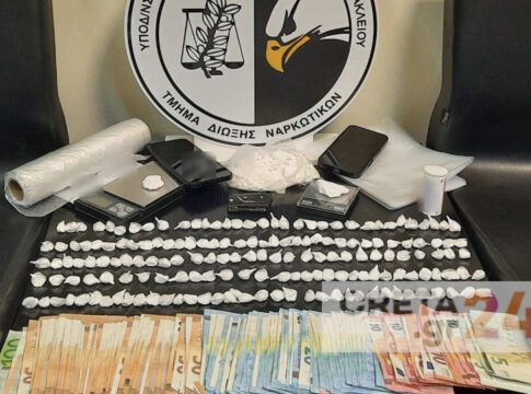 Ηράκλειο: 24χρονος κυκλοφορούσε με 30 φιξάκια κοκαΐνης – Τι βρέθηκε στο σπίτι του