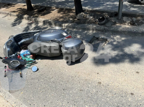 Ηράκλειο: Έπεσε σε λακκούβα – παγίδα!