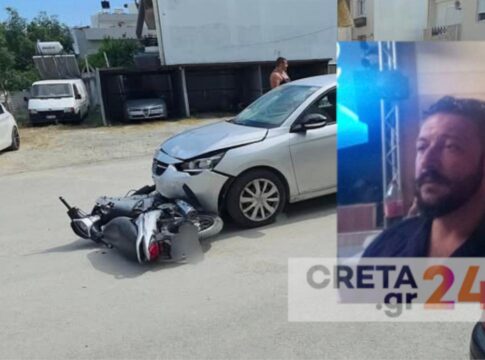 Ηράκλειο: Θρήνος για τον Παναγιώτη που «έσβησε» στην άσφαλτο