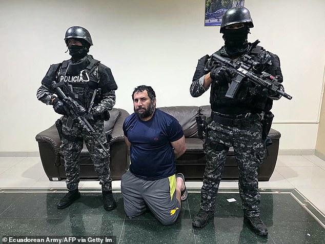 His arrest came after his own daughter accidentally revealed his location