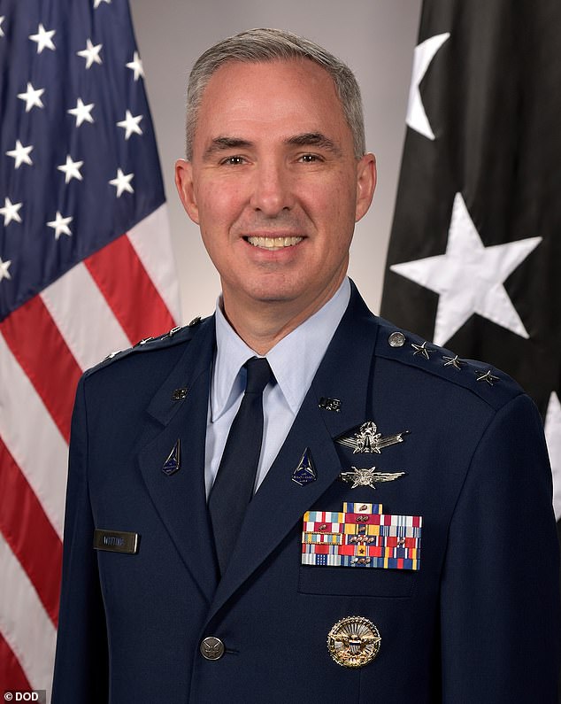 The integration of space-tech with China's army, navy and air force has made them 'more lethal, more precise and more far-ranging', warned General Stephen Whiting (pictured)