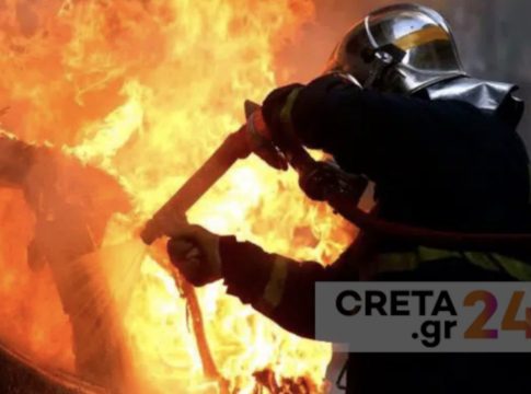 Kρήτη: «Λαμπάδιασε» αυτοκίνητο τα ξημερώματα