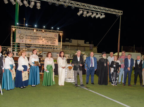Ο Δήμαρχος Ηρακλείου στο «6ο Πανελλήνιο Αντάμωμα Μικρασιατικών Συλλόγων» – Παρέλαβε τη σημαία και την Ιερή εικόνα του Ανταμώματος