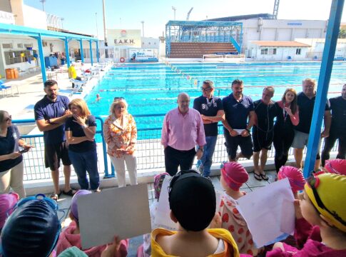Ολοκληρώθηκαν τα μαθήματα κολύμβησης για τα Δημοτικά Σχολεία της Πρωτοβάθμιας Εκπαίδευσης Ηρακλείου