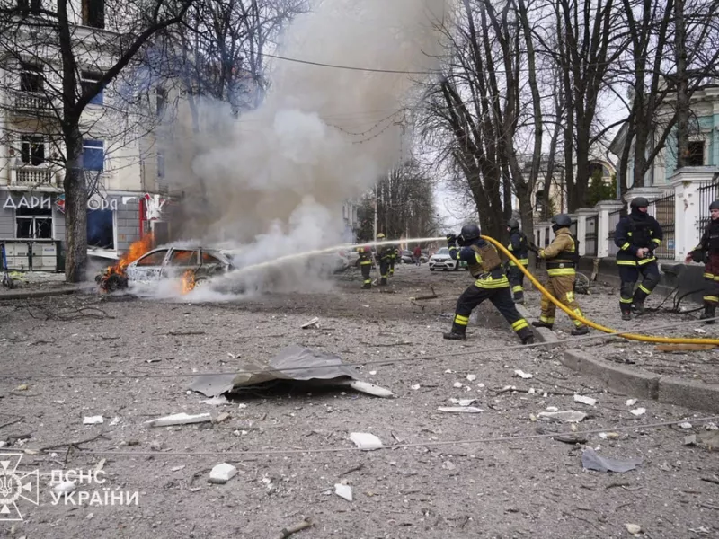 Επίθεση στο Σούμι Ουκρανίας