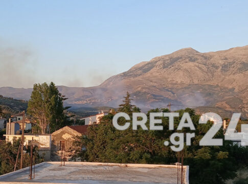 Πυρκαγιά στις Κάτω Ασίτες – Σηκώθηκαν ελικόπτερα, ήχησε το 112