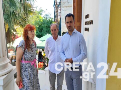 Στα Χανιά ο Αλέξης Χαρίτσης