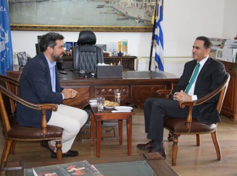 Στο Δημαρχείο Χανίων ο Πρέσβης του Κατάρ Άλι Αλ Μανσούρι