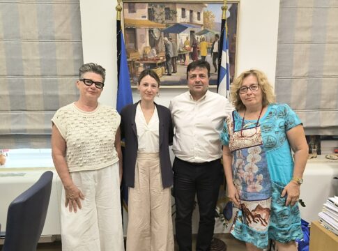 Συνάντηση του Αντιπεριφερειάρχη Ηρακλείου με την Γαλλίδα μορφωτική ακόλουθο