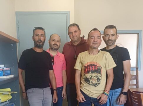 Συνάντηση του Συλλόγου Θαλασσαιμίας Ηρακλείου – Λασιθίου με τον Αντιδήμαρχο Γιώργο Τσαγκαράκη
