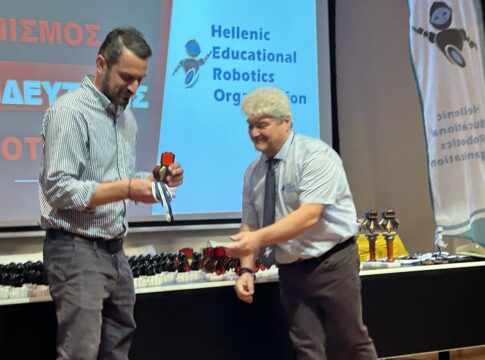Τιμητική διάκριση για την καθοριστική συμβολή του Δήμου Μινώα Πεδιάδας στην 4η Ολυμπιάδα Ρομποτικής