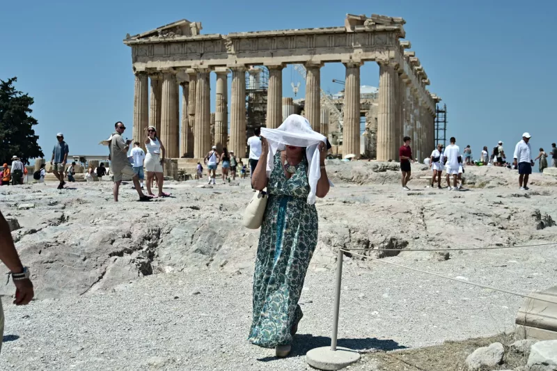 τουρίστες ακροπολη