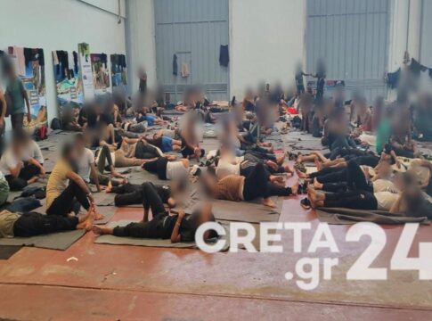 Χανιά: Επέστρεψαν στην σίτιση οι μετανάστες που απείχαν – Διαμαρτύρονταν για την σειρά αποχώρησης από την Αγυιά