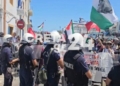 Επεισόδια στον Άγιο Νικόλαο: Ρίψεις αντικειμένων στους Ισραηλινούς και χρήση χημικών από την αστυνομία (εικόνες & βίντεο)