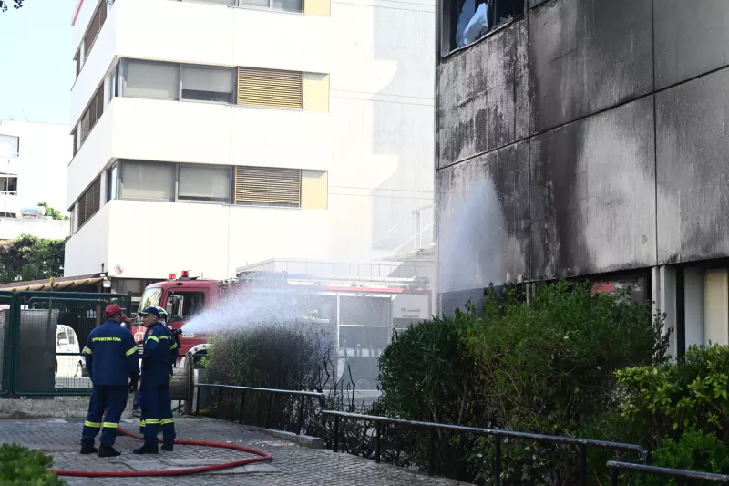 Φωτιά σε νοσοκομείο στον Χολαργό