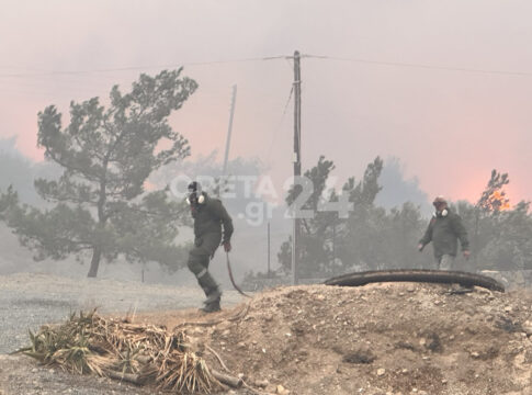 Ιεράπετρα: Ξενοδοχείο που εκκενώθηκε «ανοίγει» για τους πυροσβέστες