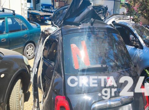 Κρήτη: Ήταν νέα οδηγός η 31χρονη Αναστασία που σκοτώθηκε στην άσφαλτο – Σμπαράλια το αυτοκίνητο