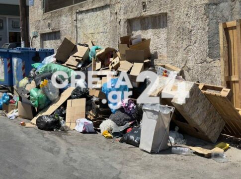 «Μίνι» χωματερή μια… ανάσα από το κέντρο του Ηρακλείου