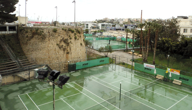 Προχωρά η μετατόπιση των γηπέδων τένις του “Ηράκλειο – Ο.Α.Α.”