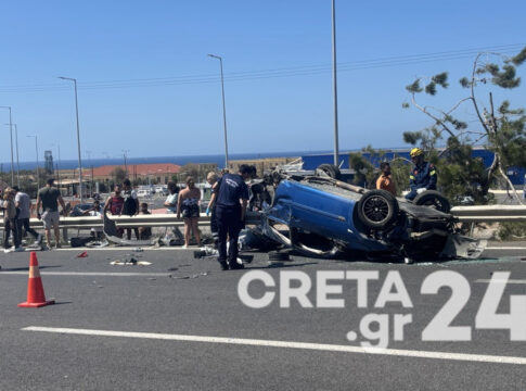 Σοκαριστικό τροχαίο στον ΒΟΑΚ – Εικόνες