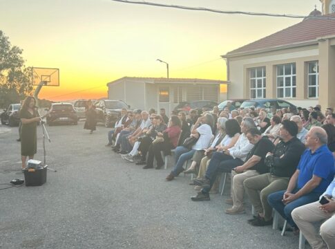 Στην εκδήλωση του αρχαιολογικού προγράμματος «Λύκτος: μια κρητική πόλη αναδύεται από τη λήθη» ο Χάρης Μαμουλάκης