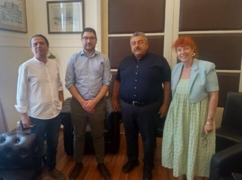 Στο Νίκο Καλογερή ο βουλευτής της Νέας Αριστεράς Νάσος Ηλιόπουλος