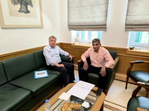 Στον Περιφερειάρχη Κρήτης ο Δήμαρχος Αμαρίου