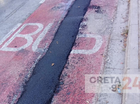 Βάψιμο πρώτα, σκάψιμο μετά – Ο αβάσταχτος σουρεαλισμός στους δρόμους του Ηρακλείου