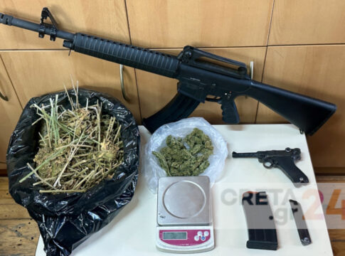 Χειροπέδες σε δύο για δενδρύλλια και όπλα στον Μυλοπόταμο