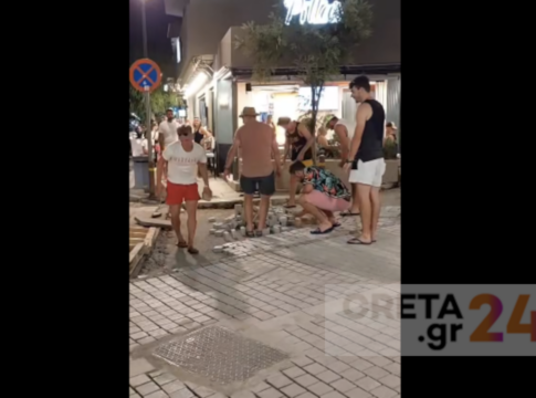 Eίπαν να βάλουν ένα χέρι οι τουρίστες στην πλακόστρωση των Μαλίων!