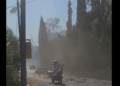 Φωτιές- Πάτρα: Νερό από ελικόπτερο κατακλύζει αυτοκινητόδρομο