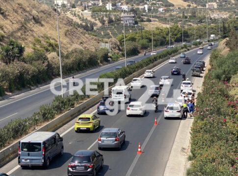 Ηράκλειο: Καραμπόλα αυτοκινήτων στον ΒΟΑΚ