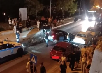 Ηράκλειο: Μία τραυματίας μετά από σφοδρή σύγκρουση αυτοκινήτων στο κέντρο