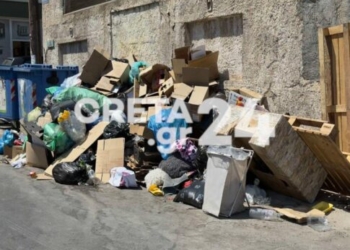 Κίνδυνος για την υγεία, την ασφάλεια και την ζωή των δημοτών από τα σκουπίδια παραδέχεται ο Δήμος Ηρακλείου