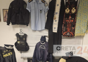 Κρήτη: Έκλεβε ράσα και «ντυνόταν» ιερέας – Παρίστανε και τον αστυνομικό
