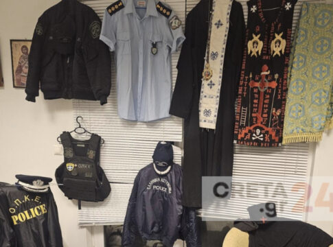 Κρήτη: Έκλεβε ράσα και «ντυνόταν» ιερέας – Παρίστανε και τον αστυνομικό