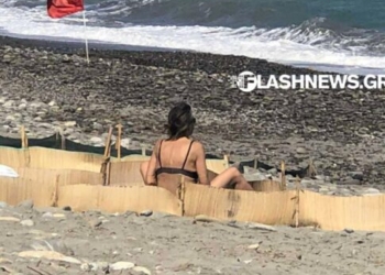 Κρήτη: Λουόμενη έκανε ηλιοθεραπεία μέσα σε προστατευμένο χώρο για χελώνες – Εικόνες