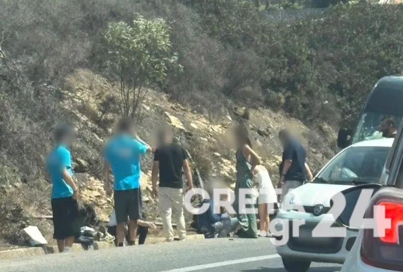 Κρήτη: Σοβαρό τροχαίο με πολλούς τραυματίες
