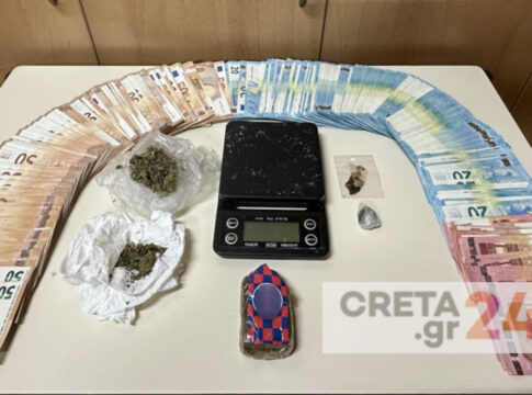 Κρήτη: Τον έπιασαν με «βράχο» κάνναβης και πάνω από 22.000 ευρώ