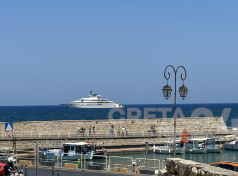 Με γιοτ 600 εκατομμυρίων δολαρίων στο Ηράκλειο ο Σεΐχης των ΗΑΕ και ιδιοκτήτης της Μάντσεστερ Σίτι