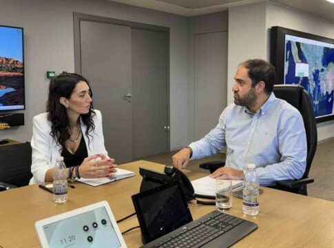 Με τον Γιάννη Κεφαλογιάννη συναντήθηκε η Κατερίνα Σπυριδάκη