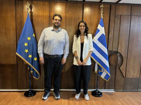 Mε τον Υπουργό Εσωτερικών συναντήθηκε η Κατερίνα Σπυριδάκη