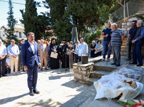 Μεν. Μποκέας : «Χρέος μας να μην ξεχνάμε τα ονόματα των παλικαριών που θυσιάστηκαν σε Δαμάστα και Μάραθος»