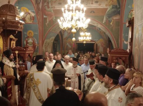 Ο Δήμαρχος Ηρακλείου Αλέξης Καλοκαιρινός στον εορτασμό του Αγίου Μύρωνος Επισκόπου Κρήτης