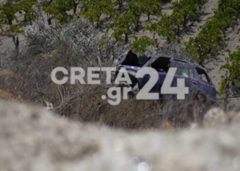 Σοκαριστική περιγραφή για το θανατηφόρο τροχαίο στο Ηράκλειο: «Το αυτοκίνητο έκανε άλμα, έσπασε μια ελιά και διέλυσε»