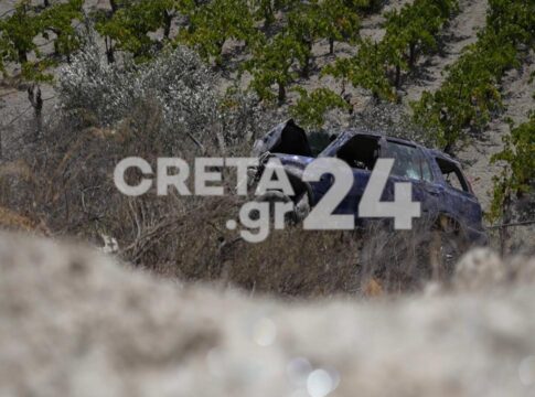 Σοκαριστική περιγραφή για το θανατηφόρο τροχαίο στο Ηράκλειο: «Το αυτοκίνητο έκανε άλμα, έσπασε μια ελιά και διέλυσε»