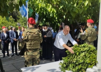 Στις εκδηλώσεις τιμής και μνήμης ο αντιδήμαρχος Βιάννου Χαράλαμπος Κονδυλάκης