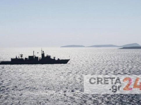 Στο Νότιο Κρητικό Πέλαγος οι ελληνικές φρεγάτες «ανεξαρτήτως των μεταναστευτικών ροών»
