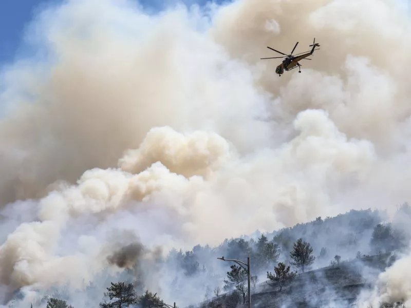 Πυρκαγιά σε δασική περιοχή